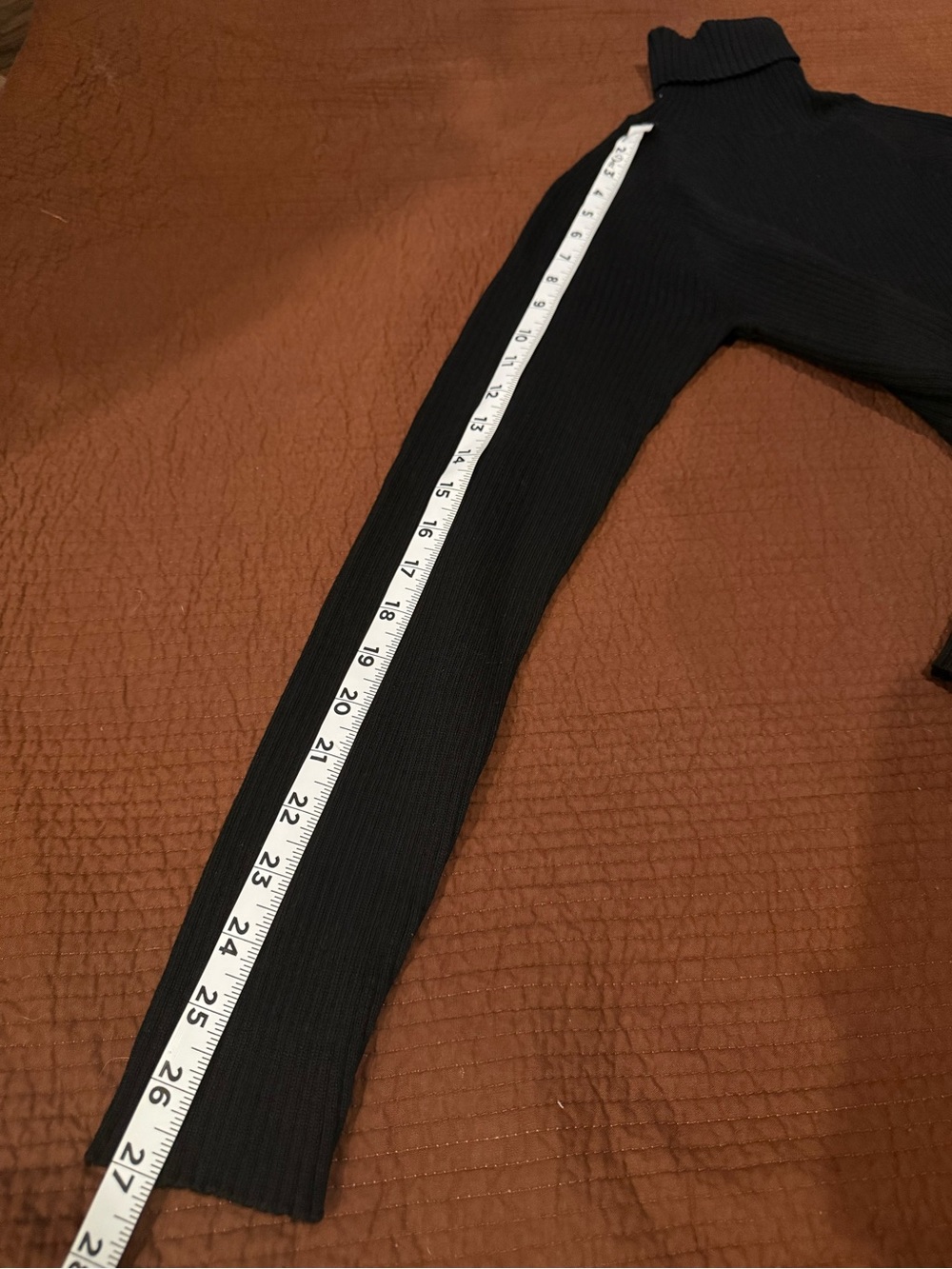 DKNY Black Ribbed Turtleneck Sweater - Picture 5 of 5